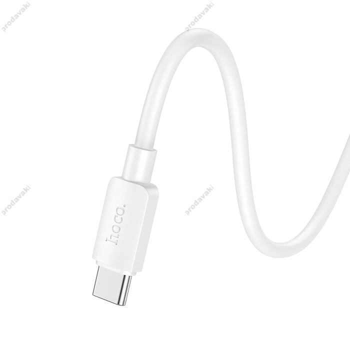Кабель HOCO X96 Hyper charging data cable USB to Type-C 27W 3A 1m White