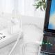 Кабель HOCO X96 Hyper charging data cable USB to Type-C 27W 3A 1m White