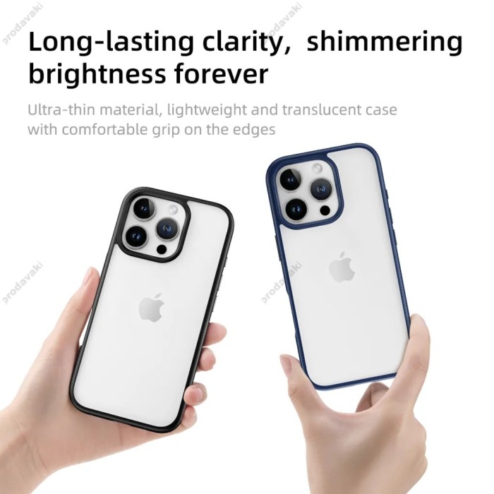 Чохол ROCK Guard Transparent Protection Case iPhone 16 Plus Blue