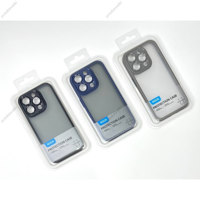 Чохол накладка ROCK Guard Touch Series Protection (Anti-drop Lens) for iPhone 16 Pro Max Gray