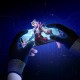 Напальчники для гри на телефоні Hoco GA21 Eagle Claw silver fiber two-finger gaming gloves Black