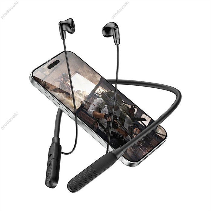 Бездротові Bluetooth навушники WiWU GB07 Freelance Wireless Earphone BT 5.4 Black