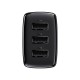 Мережевий зарядний пристрій Baseus Compact Charger 3U 17W EU Black CCXJ020101