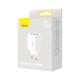 Мережевий зарядний пристрій Baseus Compact Charger 3U 17W EU White CCXJ020102