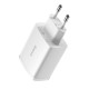 Мережевий зарядний пристрій Baseus Compact Charger 3U 17W EU White CCXJ020102