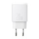 Мережевий зарядний пристрій Baseus Compact Quick Charger U+C 20W EU White CCXJ-B02