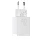 Мережевий зарядний пристрій Baseus Compact Quick Charger U+C 20W EU White CCXJ-B02