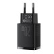 Мережевий зарядний пристрій Baseus Compact Quick Charger U+C 20W EU Black CCXJ-B01