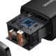 Мережевий зарядний пристрій Baseus Compact Quick Charger U+C 20W EU Black CCXJ-B01