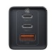 Мережевий зарядний пристрій Baseus GaN2 Pro Quick Charger 2C+U Type-C cable 65W Black CCGAN2P-B01