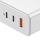 Мережевий зарядний пристрій Baseus GaN2 Pro Quick Charger 2C+U Type-C cable 120W White CCGAN-J02