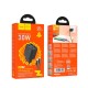 Мережевий зарядний пристрій HOCO N56 Fundador four-port charger Type-C cable 30W Black