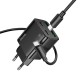 Мережевий зарядний пристрій HOCO N56 Fundador four-port charger Type-C cable 30W Black