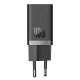 Мережевий зарядний пристрій Baseus GaN5 Pro Fast Charger C+C 40W Black CCGP180101