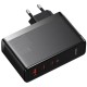 Мережевий зарядний пристрій Baseus GaN5 Pro Fast Charger 2C+U Type-C cable 140W Black CCGP100201