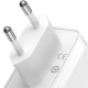 Мережевий зарядний пристрій Baseus GaN5 Pro Fast Charger 2C+U Type-C cable 140W White CCGP100202