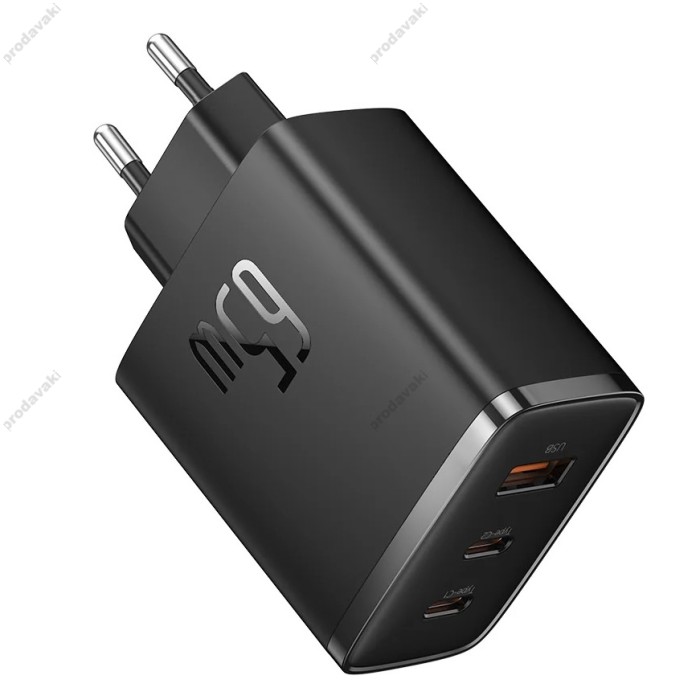 Мережевий зарядний пристрій Baseus Cube Pro Fast Charger 2C+U 65W Black P10152301113-00