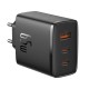 Мережевий зарядний пристрій Baseus Cube Pro Fast Charger 2C+U 65W Black P10152301113-00