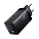 Мережевий зарядний пристрій JoyRoom JR-TG10 GaN Three-Port Type-C cable 65W Black