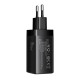 Мережевий зарядний пристрій JoyRoom JR-TG10 GaN Three-Port Type-C cable 65W Black