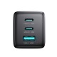 Мережевий зарядний пристрій JoyRoom JR-TG10 GaN Three-Port Type-C cable 65W Black