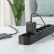 Мережевий зарядний пристрій HOCO N18 Phenomenon charger Type-C cable 65W Black