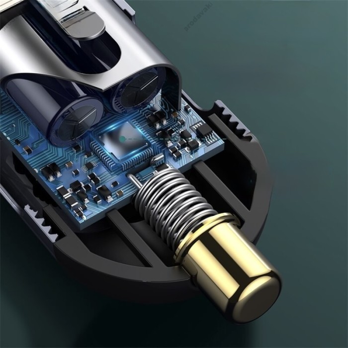 Автомобільний зарядний пристрій Baseus Share Together PPS multi-port Fast charging car 120W 2U+2C Grey CCBT-A0G