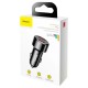 Автомобільний зарядний пристрій BASEUS Magic Series Dual USB QC with digital display Black CCMLC20A-01