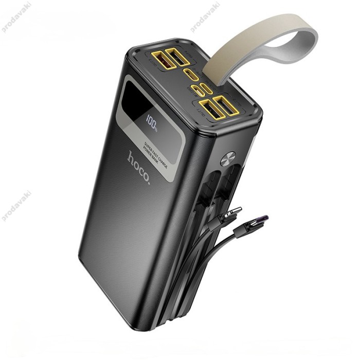 Повербанк портативний акумулятор Power bank Hoco DB58 Plentiful fully compatible 22.5W 30000 mAh Black