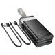 Повербанк портативний акумулятор Power bank Hoco DB58 Plentiful fully compatible 22.5W 30000 mAh Black