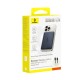Повербанк портативний акумулятор Power bank Baseus PicoGo AM41 Ultra-Slim Qi2 Magnetic 10000 mAh 27W Black E0027201