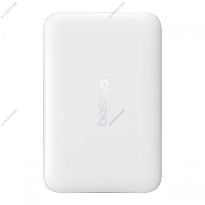 Повербанк портативний акумулятор Power bank Baseus EnerFill FM11 Ultra-Mini Magnetic 22.5W 10000 mAh White P1008210E213-00