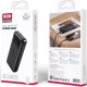 Повербанк портативний акумулятор Power bank XO PB302 Light Display 20000 mAh Black