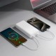 Повербанк портативний акумулятор Power bank XO PB313 Light display 20000 mAh White