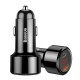 Автомобільний зарядний пристрій Baseus Magic Series PPS with digital display 45W Black CCMLC20C-01