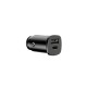 Автомобільний зарядний пристрій Baseus Square Metal PD 3.0 QC USB + Type-C 30W Black CCALL-AS01
