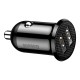Автомобільний зарядний пристрій Baseus Grain Pro Car Charger 4.8A Black CCALLP-01
