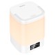 Нічний світильник HOCO HX15 Smart clock night light 7h White