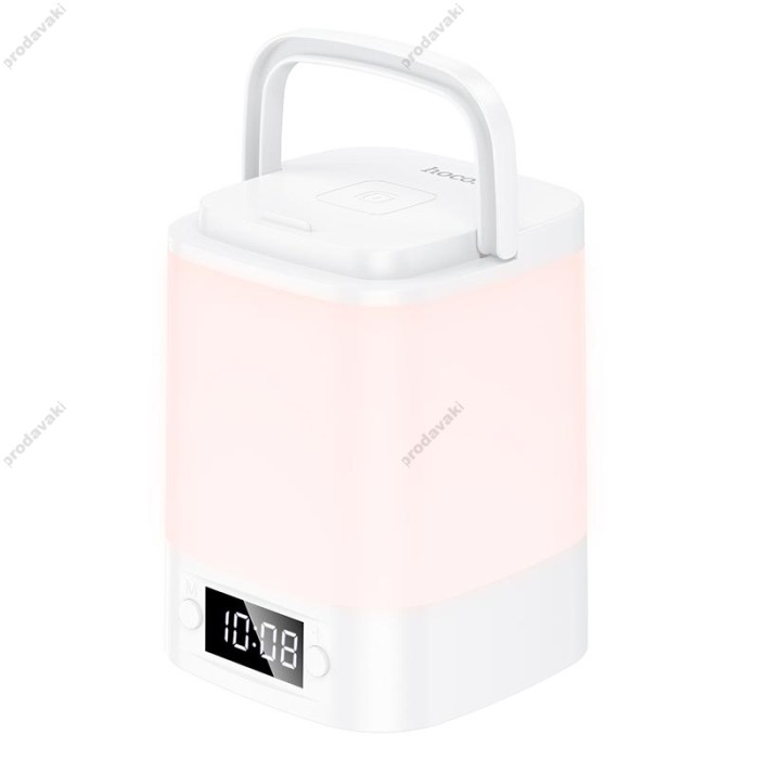 Нічний світильник HOCO HX15 Smart clock night light 7h White