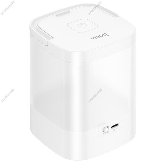 Нічний світильник HOCO HX15 Smart clock night light 7h White