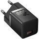 Мережевий зарядний пристрій Baseus GaN5 Fast Charger (mini) 30W Black CCGN070401