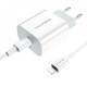 Мережевий зарядний пристрій BOROFONE BA38A Plus Speedy Type-C-Lightning Cable 20W White
