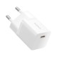 Мережевий зарядний пристрій Baseus GaN5 Fast Charger (mini) Cable Type-C to Type-C 25W White P10110909213-01