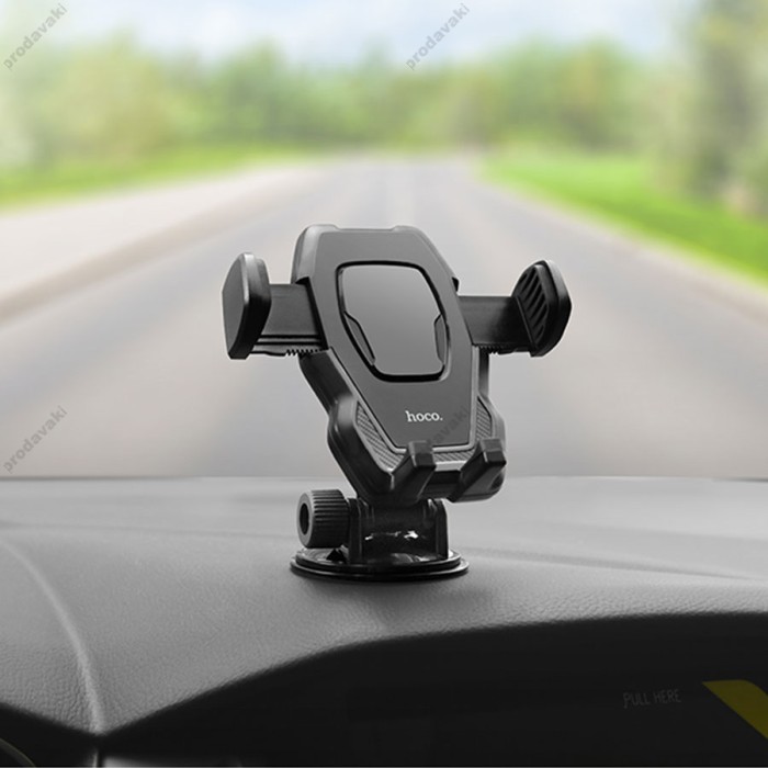 Автомобільний тримач Hoco CA31 Cool run suction mount Black