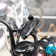 Тримач телефону для велосипеда/мотоцикла Hoco CA58 Light Ride one-button bicycle motorcycle Black