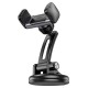 Автомобільний тримач Hoco CA111 pull clip suction cup car holder Black