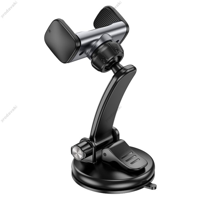 Автомобільний тримач Hoco CA111 pull clip suction cup car holder Black