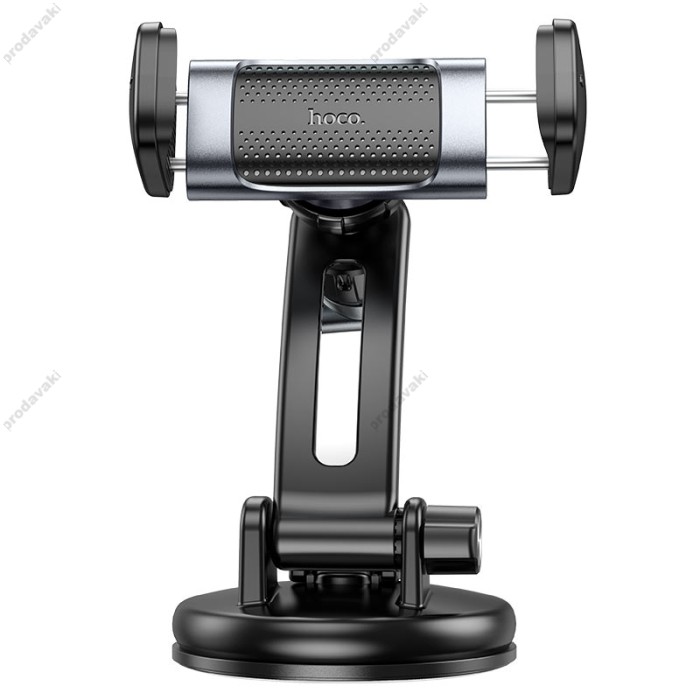 Автомобільний тримач Hoco CA111 pull clip suction cup car holder Black