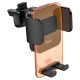 Автомобільний тримач Hoco CA117 Exquisite press type air outlet Car holder Black-Orange
