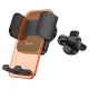 Автомобільний тримач Hoco CA117 Exquisite press type air outlet Car holder Black-Orange